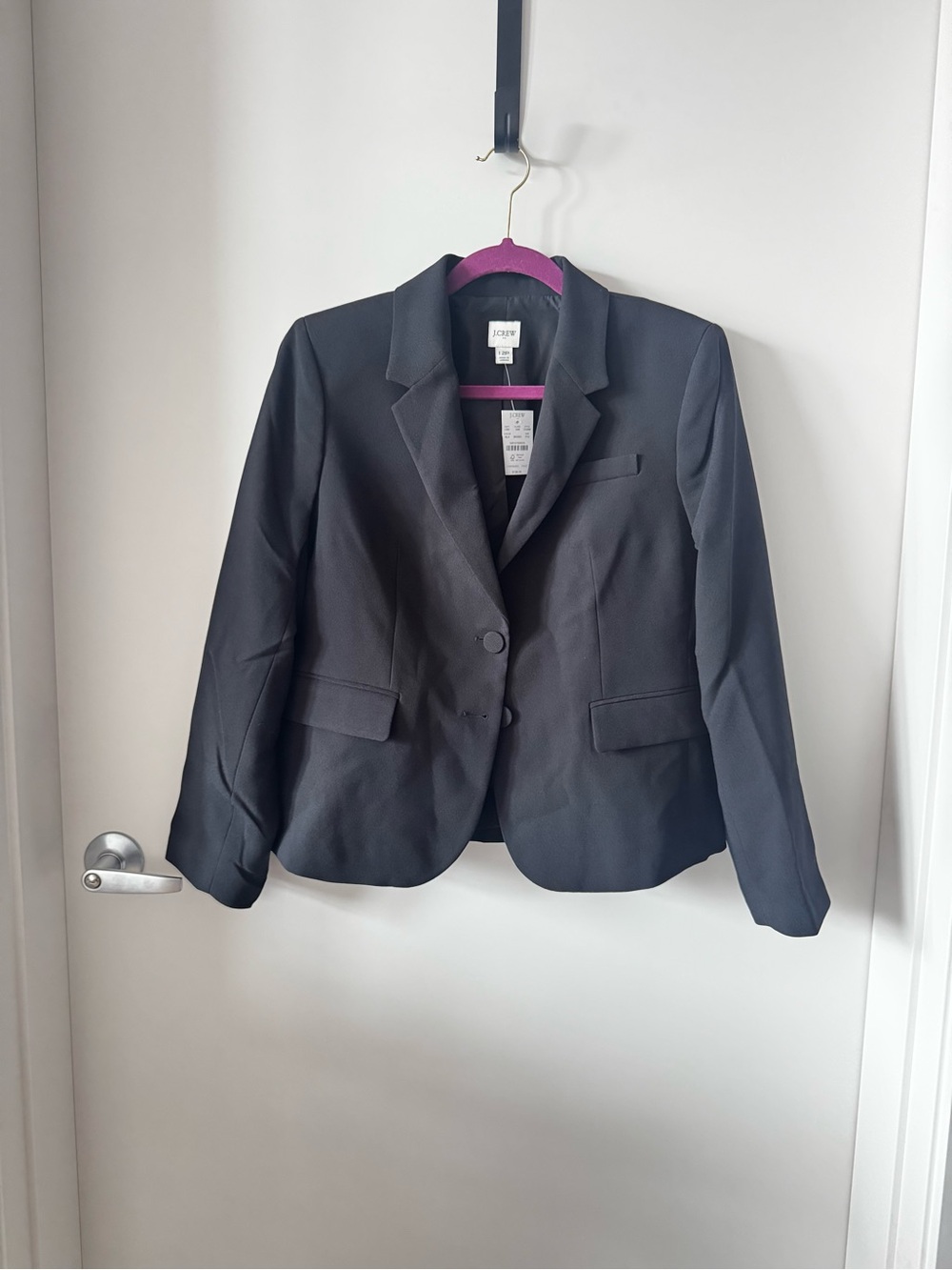 J.Crew Factory Classic Two-Button Blazer in black